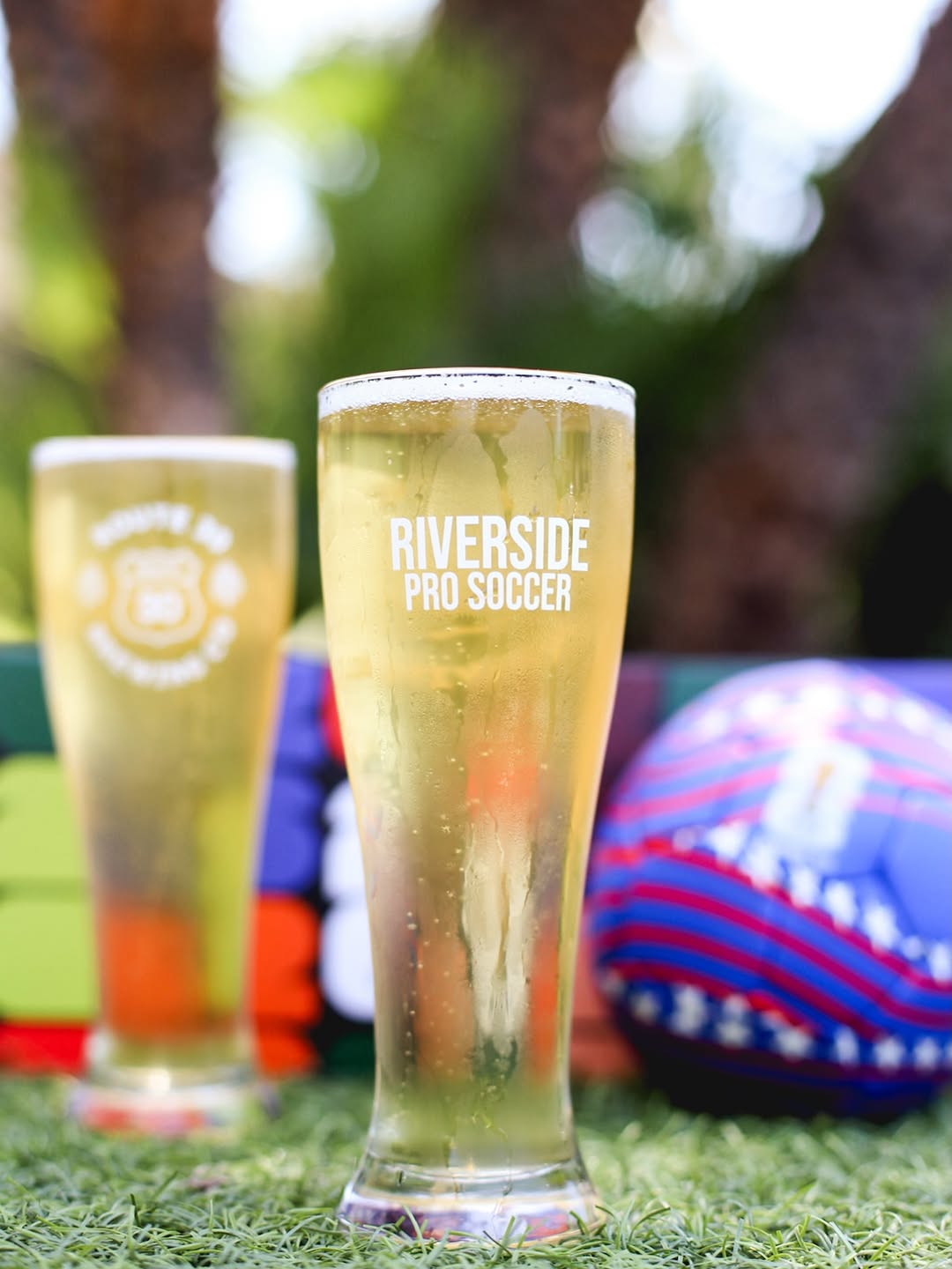 Riverside Pro Soccer, ice cold. Cheers to the club we're building together.